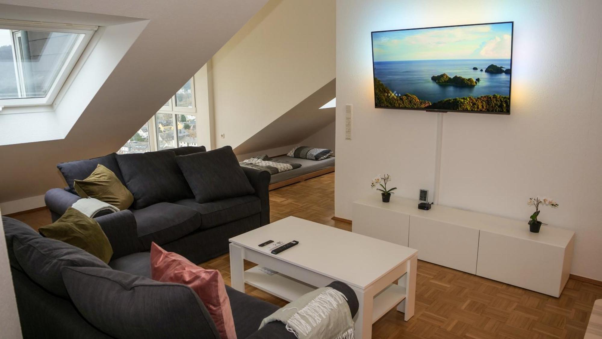 Ferienwohnung Rhein-Panorama ラーンシュタイン エクステリア 写真