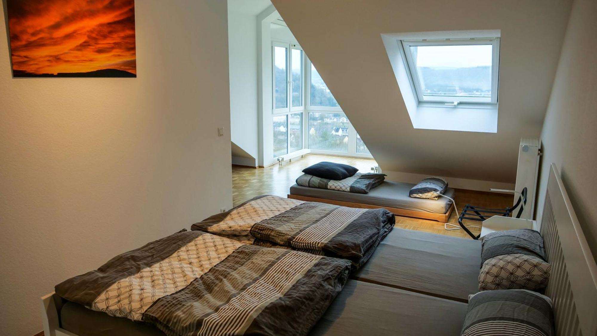 Ferienwohnung Rhein-Panorama ラーンシュタイン エクステリア 写真