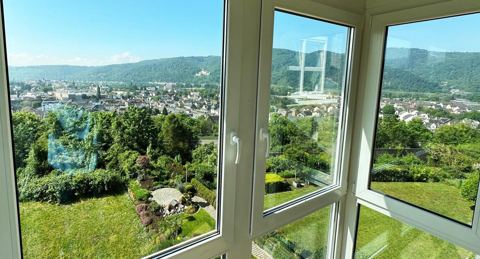 Ferienwohnung Rhein-Panorama ラーンシュタイン エクステリア 写真